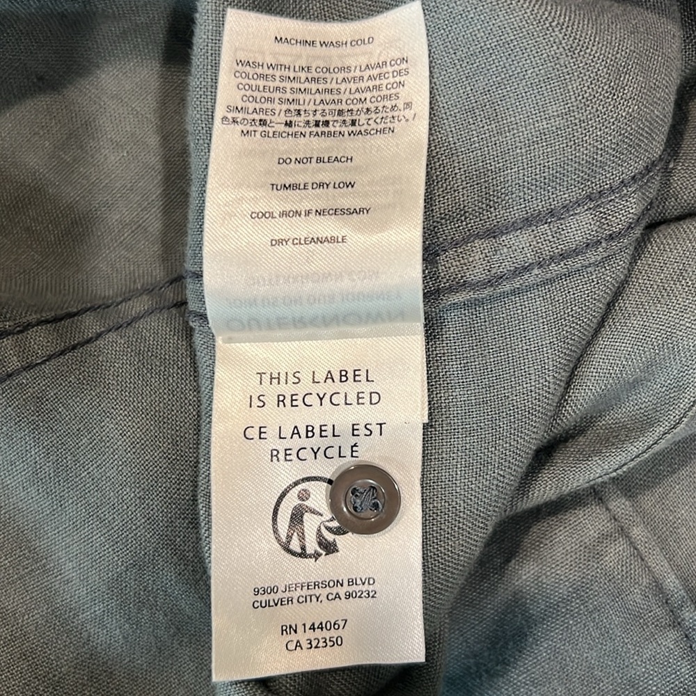 Outerknown Retrograde Linen Jumpsuit - Size Small - image 6